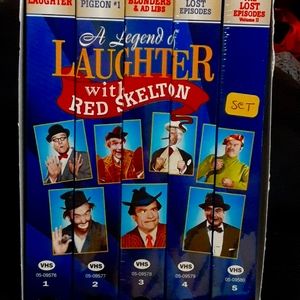 A Legend Of Laughter with Red Skelton 5 VHS Box Set
